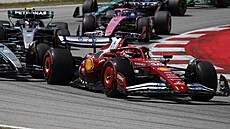 Charles Leclerc z Ferrari b�hem Velké ceny �pan�lska