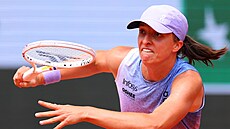 Polská tenistka Iga Swiateková v osmifinále Roland Garros