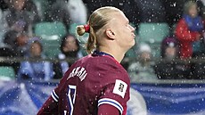 Norský fotbalista Erling Haaland nepromnil svou anci.