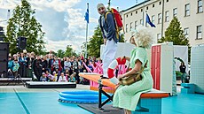 Cirk La Putyka v Trutnov odehrál premiéru inscenace Splash. (30. kvtna 2025)