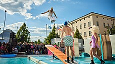 Cirk La Putyka v Trutnov odehrál premiéru inscenace Splash. (30. kvtna 2025)