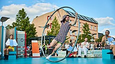 Cirk La Putyka v Trutnov� odehrál premiéru inscenace Splash. (30. kv�tna 2025)