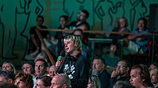 Premiér Petr Fiala v rámci p�edvolební tour v úterý zamí�il do Pardubic. V...