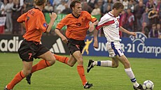 Joost Broerse, Niels Oude Kamphuis (oba Nizozemsko) a eský fotbalista Marek...