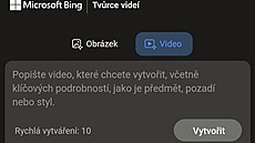 V aplikaci Bing Search pro Android si mete vyzkouet tvorbu videa na základ...