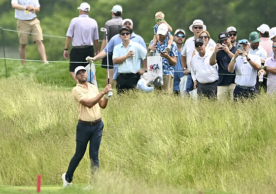 Sam Burns na US Open.