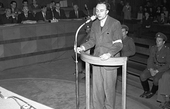 Dne 22. dubna 1950 byl Veleslav Wahl komunistickým soudem za zloiny velezrady...
