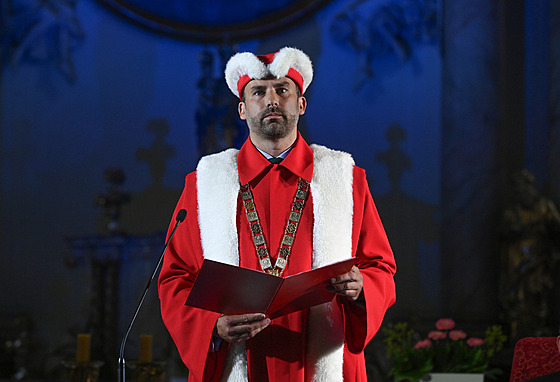 Slavnostní inaugurace rektora Univerzity Palackého v Olomouci (UP) Michaela...