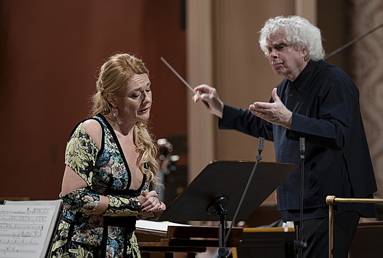 Magdalena Ko�ená a její man�el, Sir Simon Rattle
