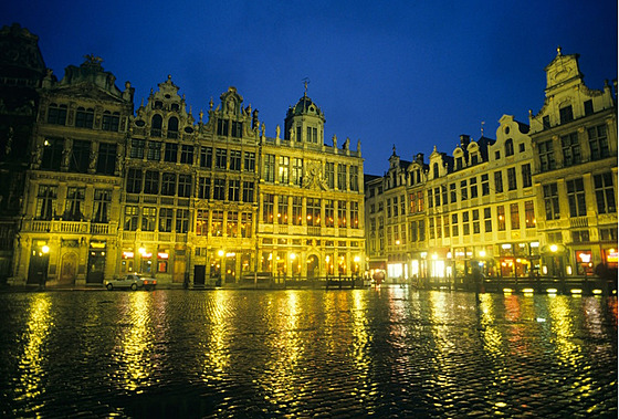 Brusel, Belgie, dlaba s m욝anskými domy na námstí Grand Place TK/Halaka Jan