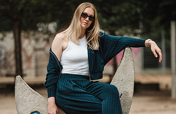 Opora eských basketbalistek Julia Reisingerová ped mistrovstvím Evropy, jeho...
