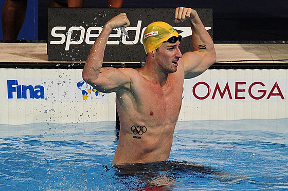 Australský plavec James Magnussen