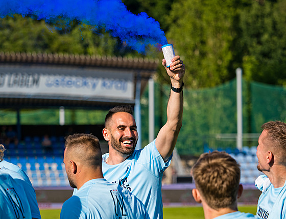 14. 6. 2025, FK Viagem Ústí nad Labem - Jiskra Doma�lice, odveta bará�e o...