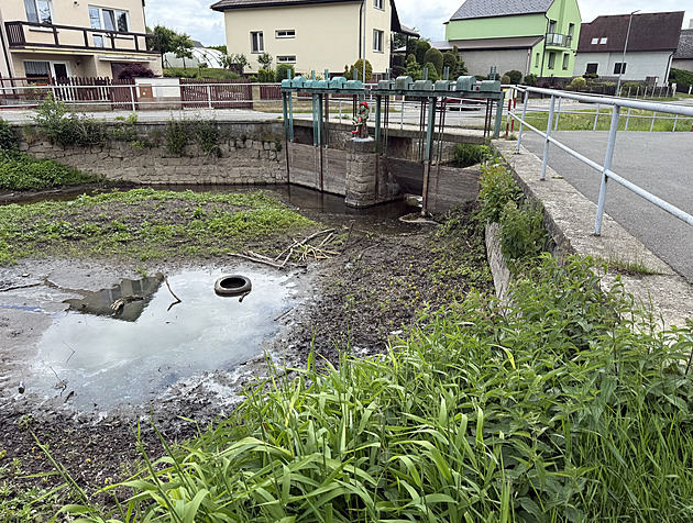 Malá vodní nádr poblí íky Mírovka v Mohelnici kdysi slouila místním jako...