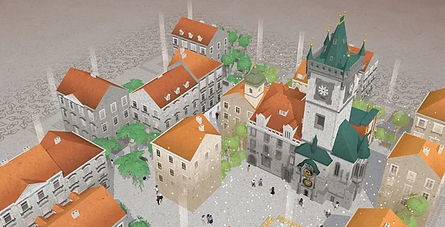 Nová digitální hra láká na historii Prahy, umožní postavit Petřín i Karlův most