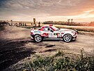 editel zvodu Martin Rada na trati Agrotec rally Hustopee v roce 2018 v...