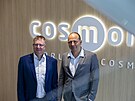 Marin Fedek, editel brnnsk firmy Cosmonde (vlevo) a David Vetch, dkan...