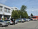 Na sluebnu policie v praskch Modanech nkdo donesl grant (18. ervna 2025)