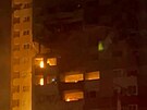 Snímek zachycuje kou� po explozi v Teheránu, na který zaúto�il Izrael. (13....