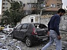 Snímek z Teheránu zachycuje následky preventivního útoku Izraele na Írán. (13....