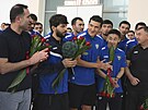 Uzbetí fotbalisté, kteí si zahrají na mistrovství svta 2026.