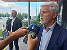 Prezident Petr Pavel pijel na krtkou nvtvu Jadern elektrrny Temeln....