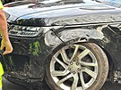 Havrie vozidla zablokovala Touimskou ulici v Praze. (19. ervna 2025)