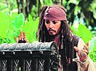 Piráti z Karibiku, �eská pirátská strana, tlou�tík s �ábelským výrazem ve tvá�i...