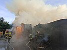 Hasii likviduj por pily ve Velkch Karlovicch na Vsetnsku. Msto v...