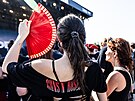 Fanouci ped koncertem Guns N Roses na hradeckm letiti (15. ervna 2025)