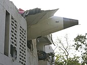 U letit v západoindickém mst Ahmadábád se zítilo letadlo spolenosti Air...