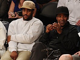 Denzel Washington se synem Johnem Davidem Washingtonem
