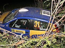 O dramatické okamiky nebyla na trati Agrotec rally Hustopee nouze ani v roce...