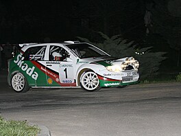 Jan Kopecký na trati Agrotec rally Hustopee v roce 2007.