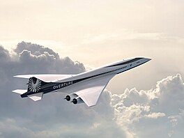 Nová letadla Overture od spolenosti Boom Supersonic dosahují nadzvukové...
