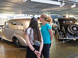 Národní technické muzeum (NTM) v Praze otevelo výstavu historických automobil...