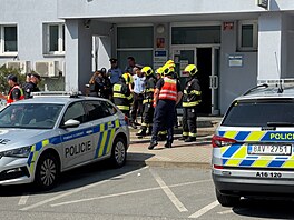 Na sluebnu policie nkdo pinesl granát. Zasahovali pyrotechnici
