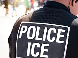 Agent Úadu pro imigraci a cla (ICE). Ilustraní foto.