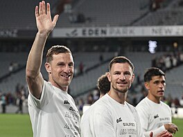 Novozélandský fotbalový hrdina Chris Wood po postupu na mistrovství sv�ta 2026.