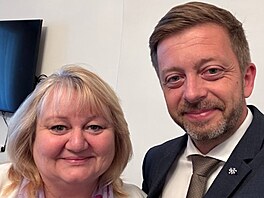 Ministr vnitra Vít Rakuan popál ve tvrtek poslankyni hnutí STAN Han...