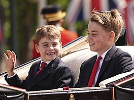 Princové Louis a George (Trooping the Colour 14. ervna 2025)