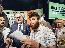 Pedvolební roadshow lídr SPOLU v Praze. (12. kvtna 2025)