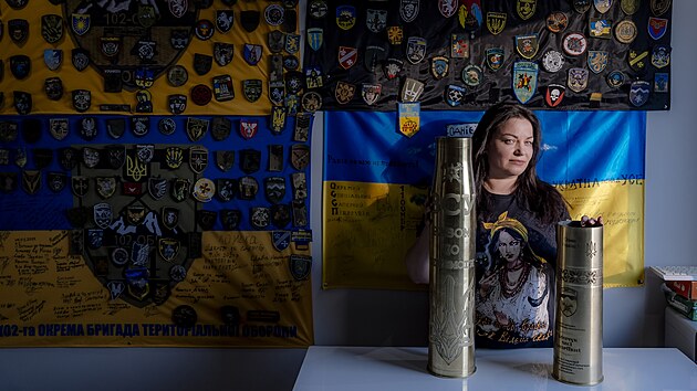Lesja Kopukov, zakladatelka Spark spolku na pomoc Ukrajin (11. ervna 2025)