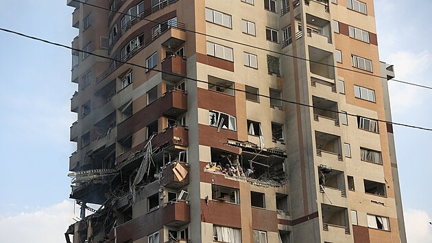 Snmek z Tehernu zachycuje nsledky preventivnho toku Izraele na rn. (13. ervna 2025)