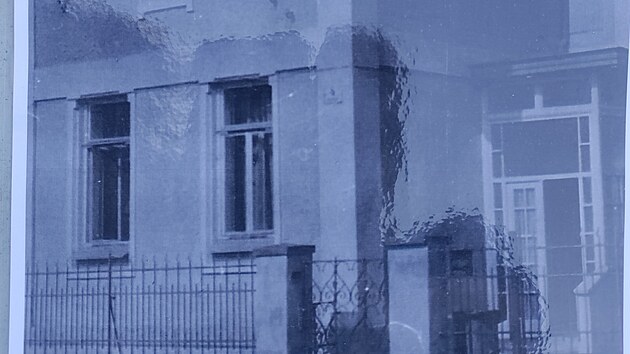 Serinin çekildiği Brno Bráfova Caddesi'ndeki evin dönem fotoğrafı ...