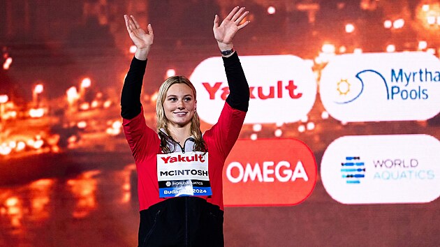 Kanadská plavkyn� Summer McIntoshová.