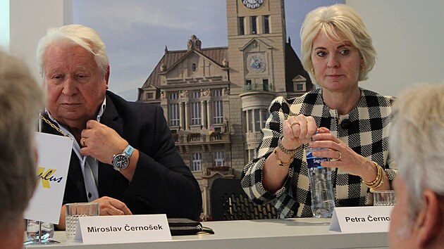 editelka prostjovského tenisového turnaje Petra ernoková s manelem...