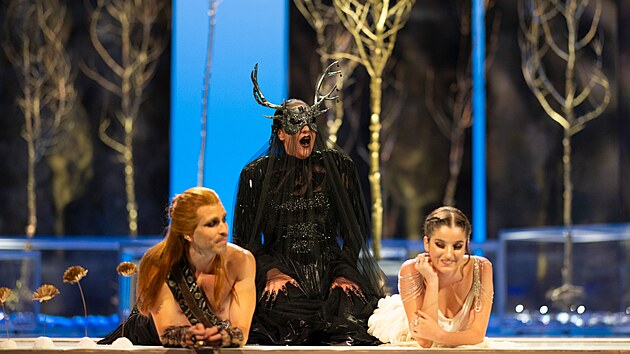 Z inscenace opery Ifigenie v Aulid od Nicoly Porpory v Markrabcm divadle v Bayreuthu