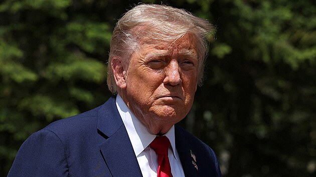 Donald Trump na summitu zemí G7 (16. června 2025)