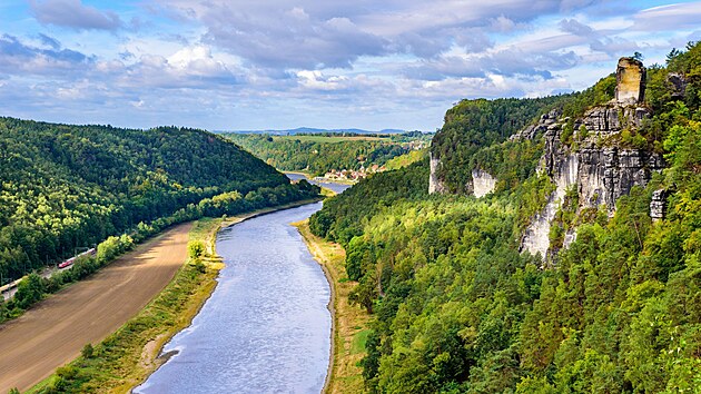 Ka�on Labe v Sask�m �v�carsku